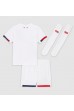 Paris Saint-Germain Jalkapallovaatteet Lasten Vieraspeliasu 2025-26 Lyhythihainen (+ Lyhyet housut)